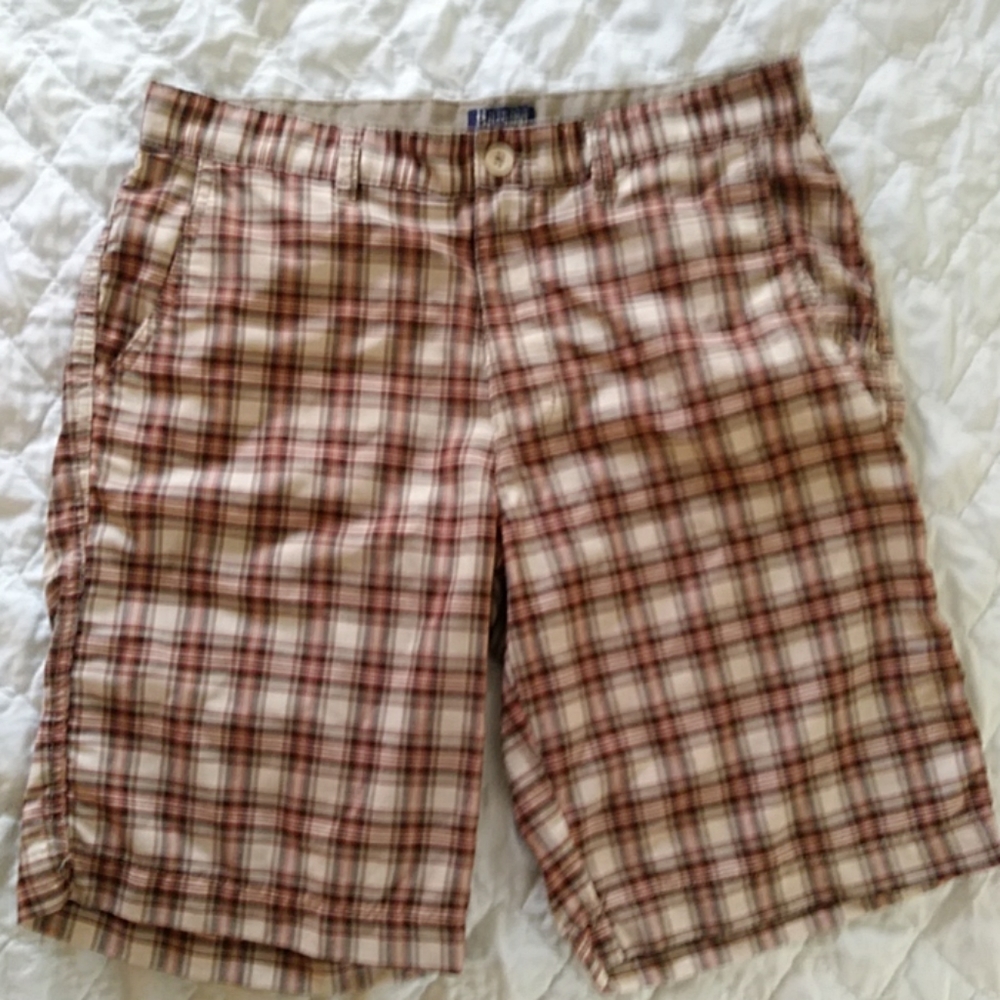 NWOT BASS Mens Plaid Shorts